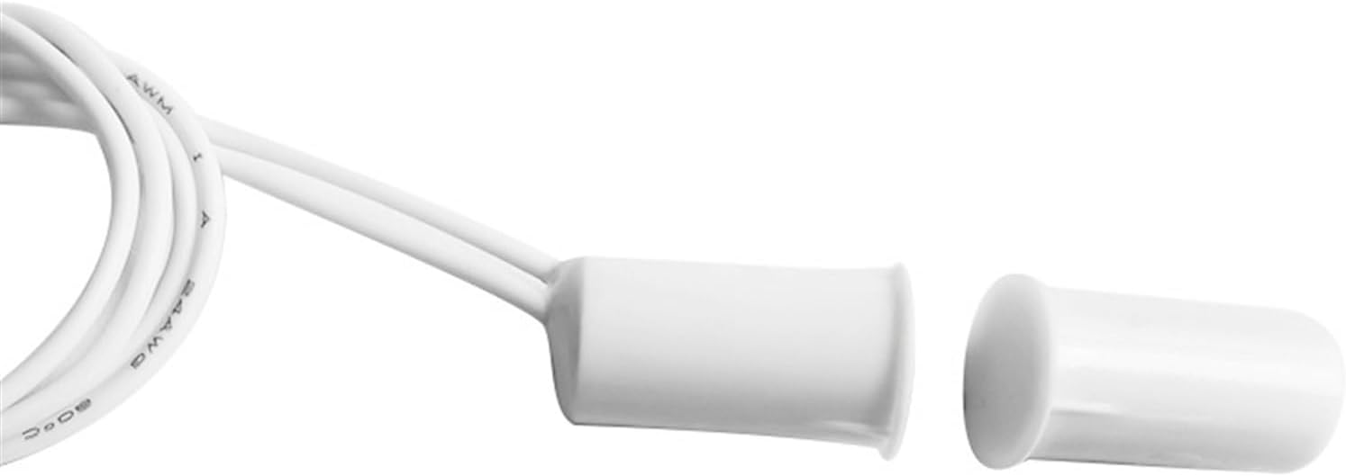 Embedded Door and Window Magnetic Alarm, Anti-Theft Device, Concealed Normally Open and Normally Closed Wired Door Magnetic Switch, Concealed Wooden Door Magnetic Switch (Size : Normally Closed)