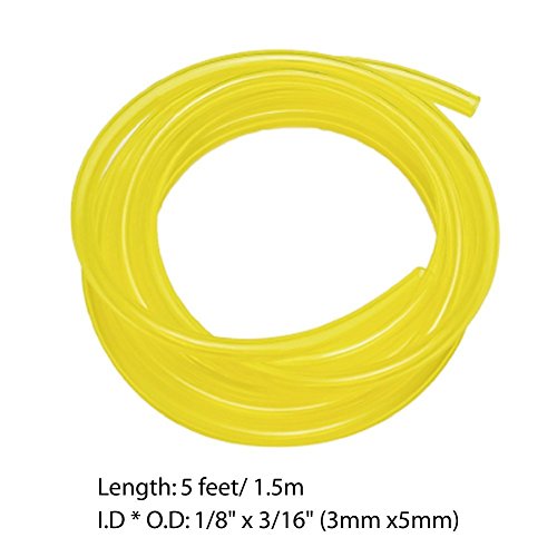 Huztl 20 Feet Petrol Fuel Line Hose Tube With 4 Sizes (5 Feet Each) For Common 2 Cycle Small Engine Weedeater Chainsaw #TOP4