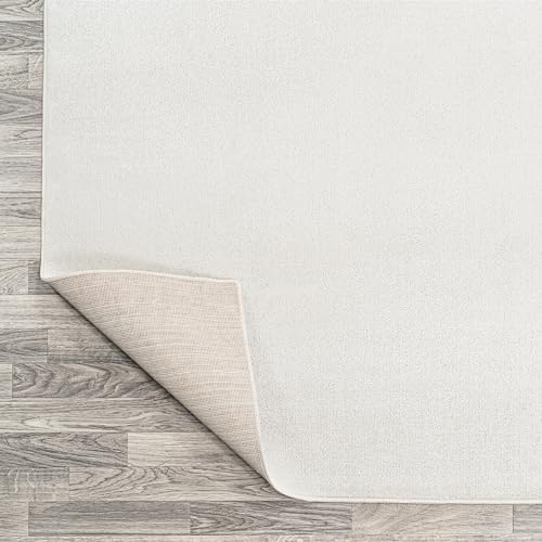 Tapete para interiores crema 4 x 6 ft lavable a máquina miniatura 6