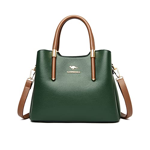 NICOLE & DORIS Sac à Main Femme Tendance Sac à Bandoulière Chic Sac Fourre Tout Moyen Modèle Sac Epaule en PU Cuir Sac D'épaule Simplicité avec...