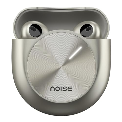 Image of Noise Master Buds, Sound by Bose in-Ear Bluetooth Earbuds, Up to 49dB Adaptive ANC, LHDC 5.0, Immersive Spatial Audio, 44H Playtime with 6 mic ENC, Dual Pairing, IPX5 Ear Buds TWS (Titanium)