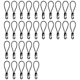 [Compact Tie-Down Set] This 30-piece pack is designed for quick, tidy fastening tasks where a compact loop is preferred over a long strap. Each tie works as an attache bache point on tarps, covers, and light canopies, helping you secure edges closer to pegs, rails, or frames for a neater, more stable setup and easier pack-down. Durable and easy to use, these ties are ideal for both indoor and outdoor projects, camping, or DIY repairs, ensuring your materials stay in place. Perfect for adding versatile attache bache points wherever you need extra hold without extra length.