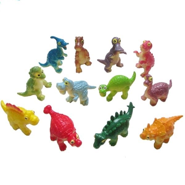 Image of Small Kids Sea & Wild Animal Toys Sets for Fun, Educational, Spark Imagination and Learning (Multi Choice Sets) (Funny Dinosaur) 12pcs