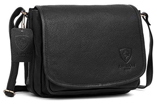 J. Wilson London Organiseur de Sacs à Main Noir Noir Moyen Cover