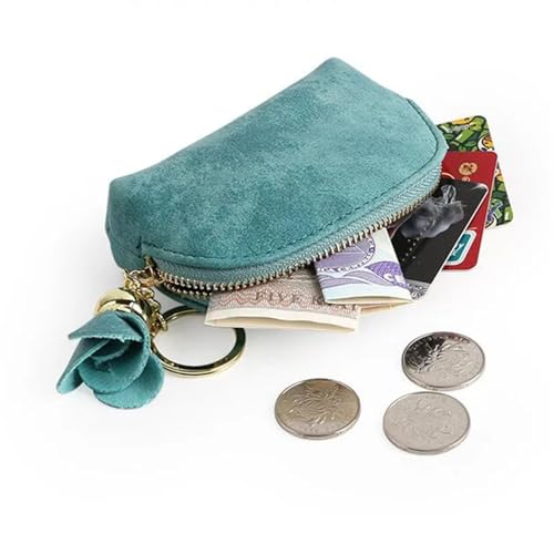 Caja dinero y cartera mini de mujer con cremallera para evitar la pérdida de tarjetas 2