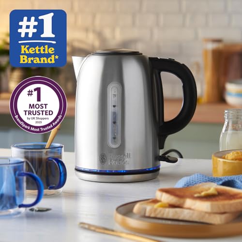 Russell Hobbs Quiet Boil Stainless Steel Kettle 20460 - Image 2