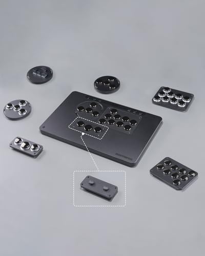 Image of Haute42 Leverless Controller X1 Removable Joystick Module Arcade Controller for PC /PS4 /PS3 /Switch(Black)
