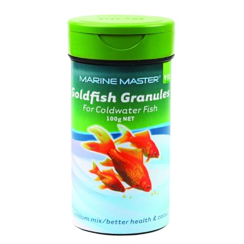 Leona Co Goldfish Granules Goldwater Fish Food Highly Nutritious 100g Premium Floating Pellets for Goldfish & Coldwater Fish