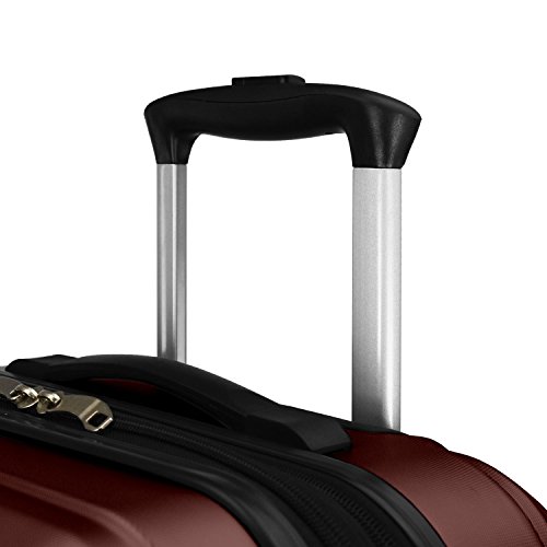 Elite Luggage Expandable Hardside Spinner Luggage, Burgundy, Carry-On 21-Inch #TOP4