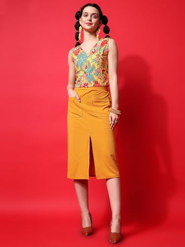 Image of PURVAJA Women's Polyester Floral Relaxed Fit Shirt