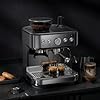 Espressomaschine mit Mahlwerk – 15 Bar, 1350W, PID-Temperaturkontrolle & Instant-Heizsystem, Edelstahl & verchromt, 2,3L Wassertank, Milchschaumdüse, für aromatischen Kaffee wie vom Barista