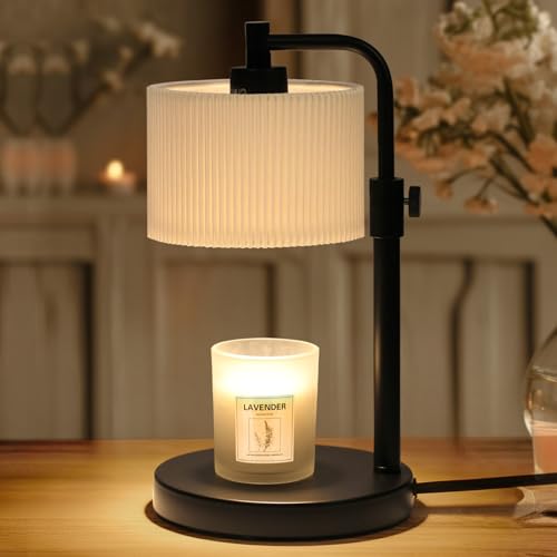 NITOWOLF Candle Warmer Lamp with Timer & Adjustable Height