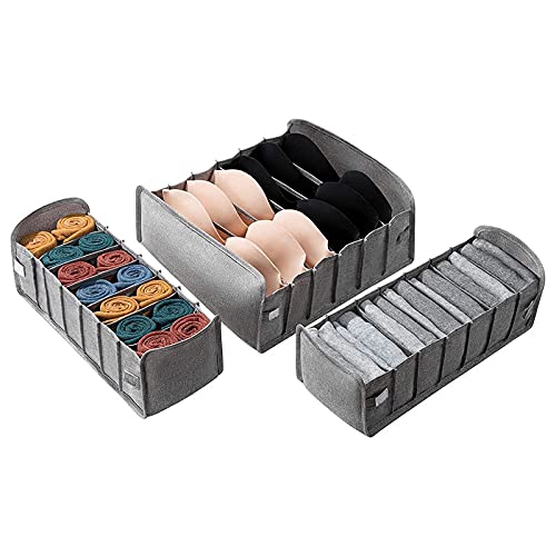 Roxvue Bolsa de Almacenamiento de CajóN Bolsa de Almacenamiento de Armario Plegable Divisor de CajóN Conjunto de 3 Piezas Ropa, Ropa Interior, Ropa Interior, Corbata