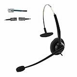 Cleveland Call Center Headset for Cisco Phones, Noise Cancelling Mic + Quick Disconnect for 7940, 7941, 7942, 7945, 7960, 7961, 7962, 7965, 7970, 7971, 7975