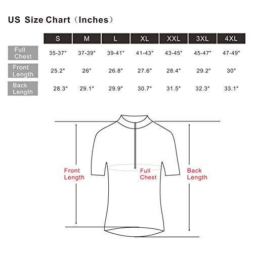Bpbtti Men'S Cycling Jersey Short Sleeve Mtb Bike Biking Shirts With Half Front Zipper & 3-Rear Pockets thumb #5