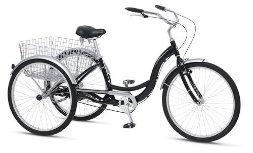 Schwinn S4073AZ Meridian Adult Tricycle Bike, Mens And Womens Three Wheel Beach Cruiser thumb #6