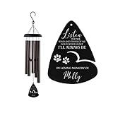 Personalized Listen to The Wind Pet Memorial Wind Chime (21' Bronze)