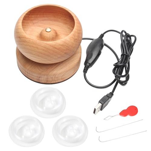 Spinner de cuentas para hacer joyas, suministros de madera de ajuste de velocidad para artes y manualidades | Spinner de cuentas de arcilla para hacer collares, pulseras, cadenas de cintura