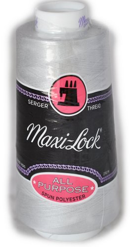 Maxi Lock Hilo de Uso General 3000 yd Plata miniatura 1