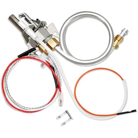 Upgrade 100112330 Water Heater Pilot Assembly, Replace 9007876 Thermopile for Water Heater, Compatible with 300 301 Series Whirlpool Water Heater Parts & A.O.Smith, American, State, Kenmore, Reliance Cover