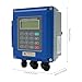 Tuf-2000B Digital Ultrasonic Flowmeter, Flowmeter Group Dn50Mm-700Mm Fixed Ultrasonic Liquid Meter Suitable for Water Supply Heating Water Conservancy Chemical Industry Medicine Energy