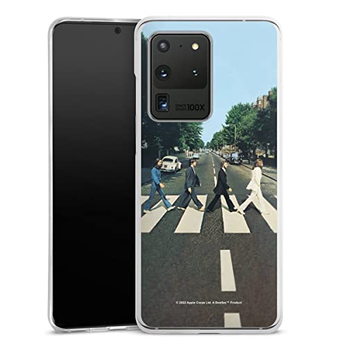 DeinDesign Coque Compatible avec Samsung Galaxy S20 Ultra Étui Housse Abbey Road The Beatles Musique - Les Beatles, Paul McCartney, John Lennon, RIngo Starr, George Harrison DeinDesign Coque Compatible avec Samsung Galaxy S20 Ultra Étui Housse Abbey Road The Beatles Musique