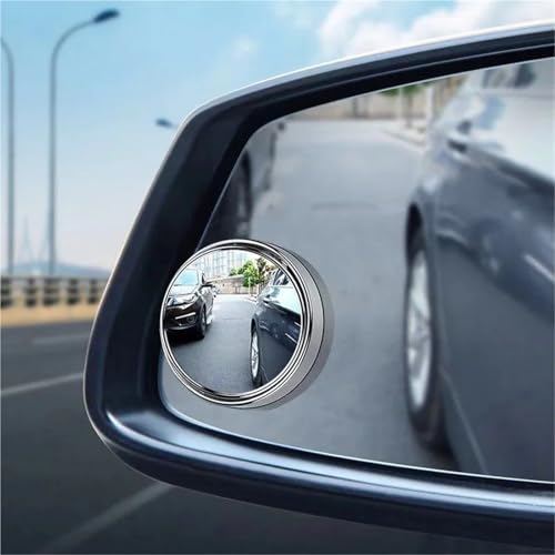 Miroir d'angle mort convexe pour voiture grand angle 360° - 6