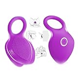 Penisring Vibrator von OnundOn mit 10 Vibrationen Silikon Cock Ring Sex Spielzeug für Paare Klitoris & G-Punkt Stimulator Penis Ringe Sexspielzeug Männer Verzögerung