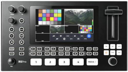 Image of SPROLINK Neolive R5PRO Professional Live Streaming Switcher, 5.5-inch Screen, Dual 4K HDMI Input, Support AUX and PGM Output, Multi-Functional Video Mixer (NeoLIVE-R5PRO)