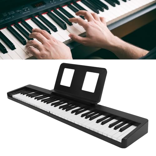 Piano électronique Pliable, Piano Pliable Portable avec Son Clair et 61 Touches Pleine Taille pour une Utilisation en Extérieur (BLACK) - Les Beatles, Paul McCartney, John Lennon, RIngo Starr, George Harrison Piano électronique Pliable, Piano Pliable Portable avec Son Clair et 61 Touches Pleine Taille pour une Utilisation en Extérieur (BLACK) – Image 5