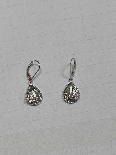 Boucles d'oreilles agate mousse en argent, le cadeau idéal pour elle