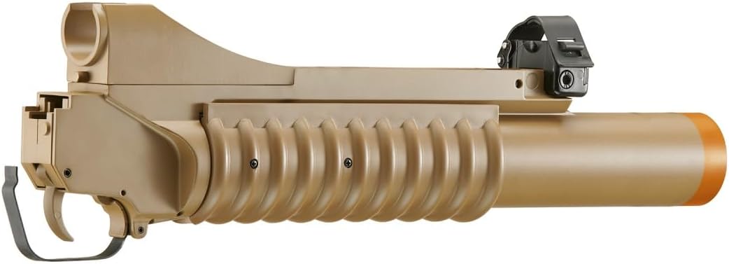 Goldenball Double Bell M203 Long Type Airsoft Gas Grenade Launcher (Color: Tan)