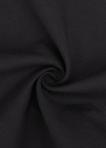 Men's Classic Oxford Shirt Solid Long Sleeve Button Down Casual Woven Shirts with Pocket4