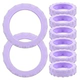 Abaodam Fundas de Silicona para Ruedas de Equipaje, Antivibración y Antideslizantes, 8 Piezas 55X55X15Mm, Protectores Individuales para Maletas de Viaje en Zonas Urbanas