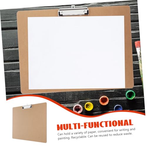 Porte-documents avec pince métallique de bureau pour rangement de documents et dessins