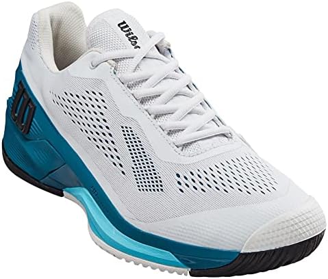 WILSON Rush Pro 4.0 White/Blue Coral/Blue Atoll 8 D (M) | Image 1