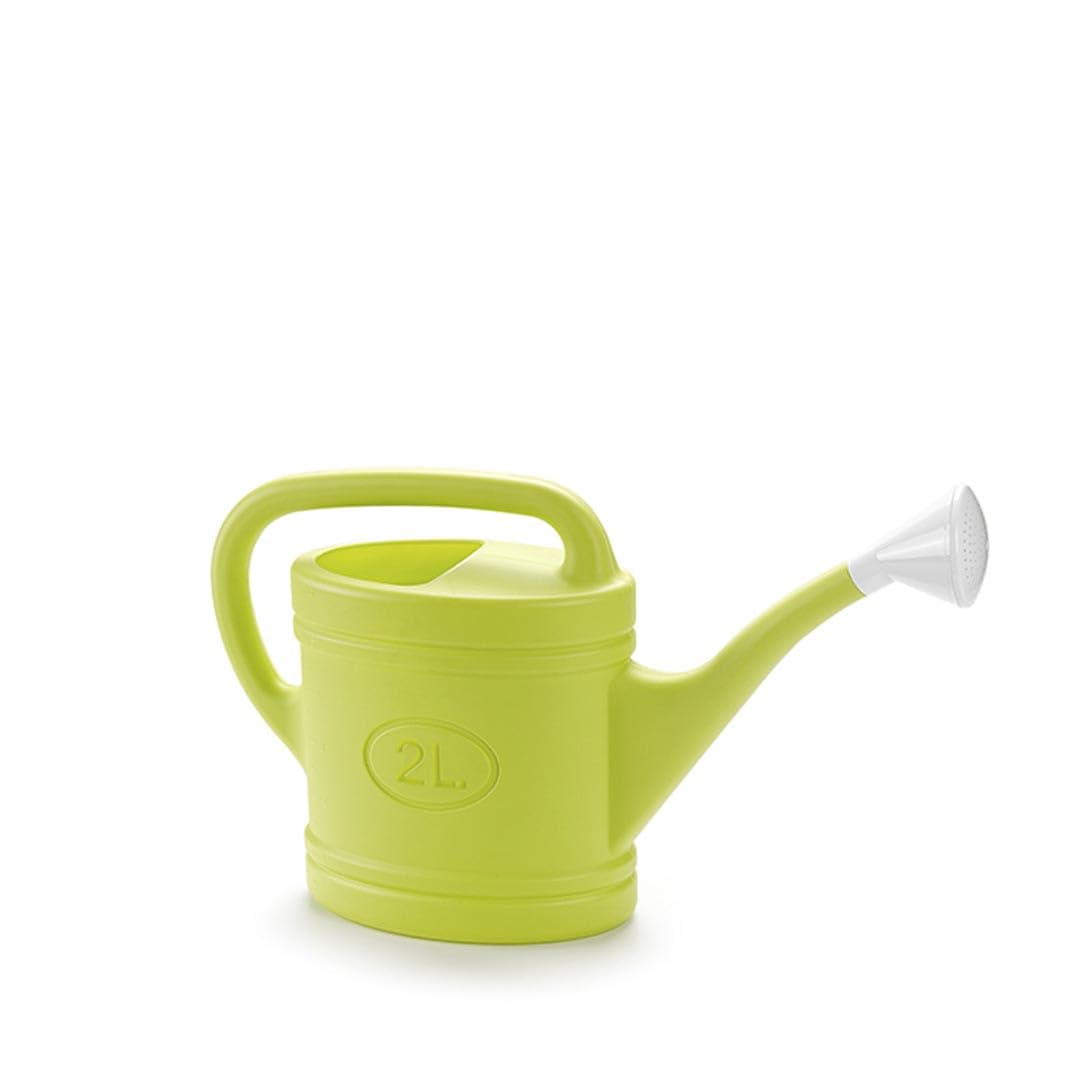 Muddy Hands Green Plastic Garden Plant Watering Can With Removable Rose Long Reach (, 2 Litre)