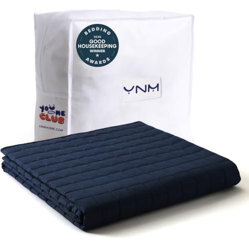 YnM Exclusive Kids Weighted Blanket, Soothing Cotton, Smallest...