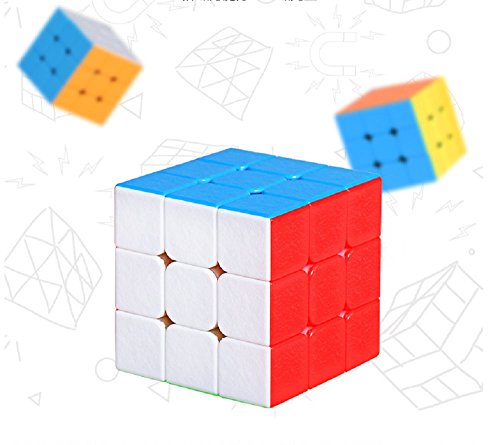 FunnyGoo Shengshou Mr.M 3X3 Magic Cube Stickerless + One Cube Stand