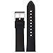 Produktbild Stailer Uhrenarmband 20mm schwarz, aus original Cordura® Classic Fabric 1000D Nylon, mit Silikonfutter, Ersatzarmband 20 mm, Armband mit Edelstahl Metall Schließe für Herren