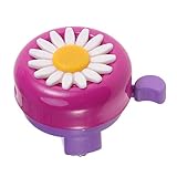 LIOOBO Kinder Fahrrad Mädchen Fahrrad Glocken Kleinkind Fahrradteile Fahrrad Horn Zubehör Blumen Rose Lila