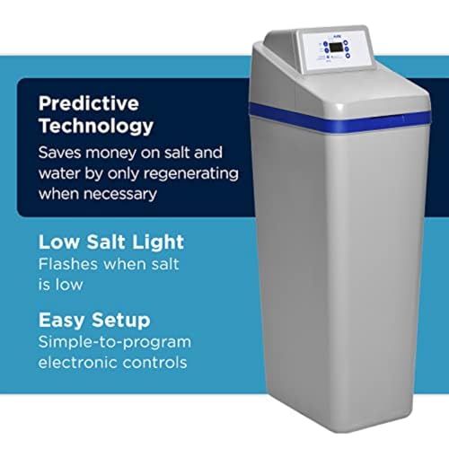 EcoPure EP31 31,000 Grain Water Softener – NSF-Certified Whole House Hard Water Solution with AutoSense Salt & Water Saving Technology – Compact Design, Easy DIY Installation – City or Well Use thumbnail 8
