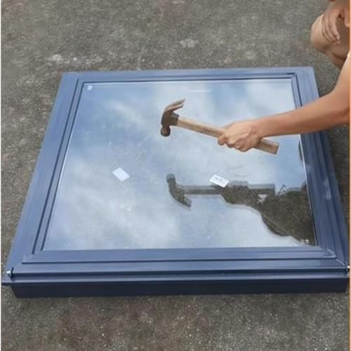 Egress Roof Window Skylight Cover for Attics & Sunrooms - Sloped/Flat Roof Underground Lighting Well Window (30.7x38.6in / 78x98cm) - Enhance Natural Light & Safety