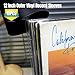 sdroceRyaM 12IN Record Outer Sleeves Clear PVC Record Protective Sleeves with Flap for LP Album Vinyl Collection, Transparent, 10PCS