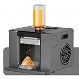 AOUCNスノーフレーク製氷機、電動かき氷機 、インテリジェントな速度調整、1分で氷が作れる、低騒音、お手入れ簡単、レストランや家族向け、ミルクアイスクリームやスムージー作りに使用 (ガングレー)