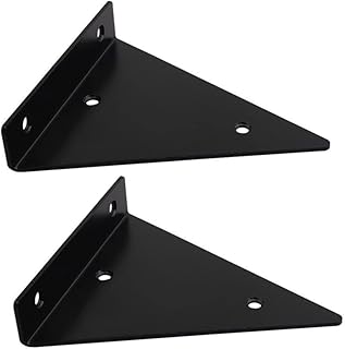 OSALADI 1 Set Iron Triangle Bracket Pipe Shelf Bracket Vintage Shelf Wall-Mounted Shelves Floating Shelf Triangle Brackets Blind Shelf Brackets Heavy Duty Triangle Brackets Old Fashioned