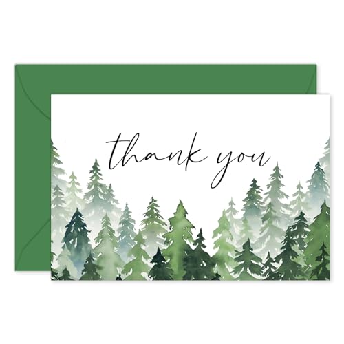 Cartes de remerciement pour mariage et anniversaires Whaline 24 pcs
