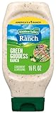 Hidden Valley Green Goddess Ranch Topping and Dressing, 16 Fluid Ounce Bottle (Package May Vary)
