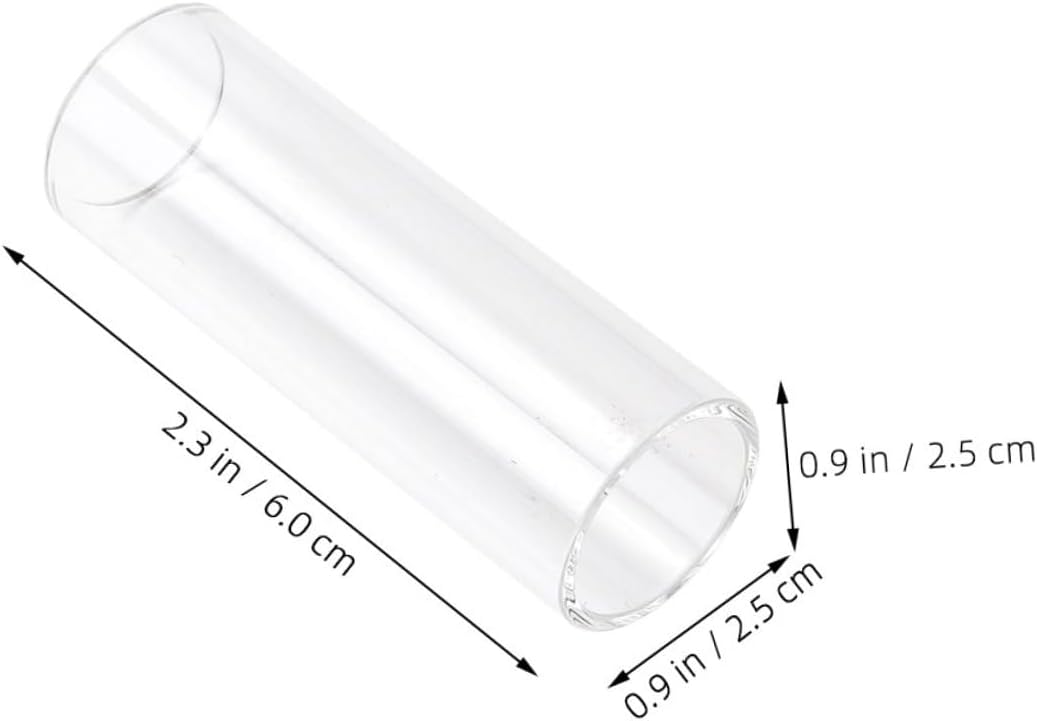 2pcs Guitar Slide Metal Tone Bar for Acoustic Electric Guitars
