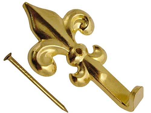 Ganci Per Quadri Modello Giglio - 28x48 Mm, Ferro Bronzato, Confezione Da 5 Pezzi, Per Casa E Ufficio - Foto 8